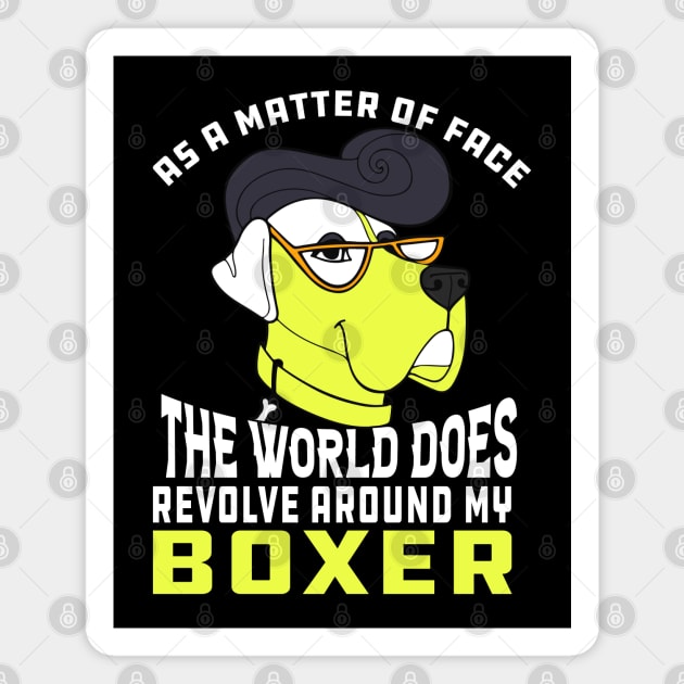 As A Matter Of Face Funny Gift Idea For Dogs Lovers Magnet by RickandMorty